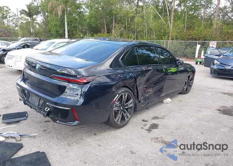 2024 BMW I7 xDrive60 from USA, damaged, VIN WBY53EJ08RCP78310